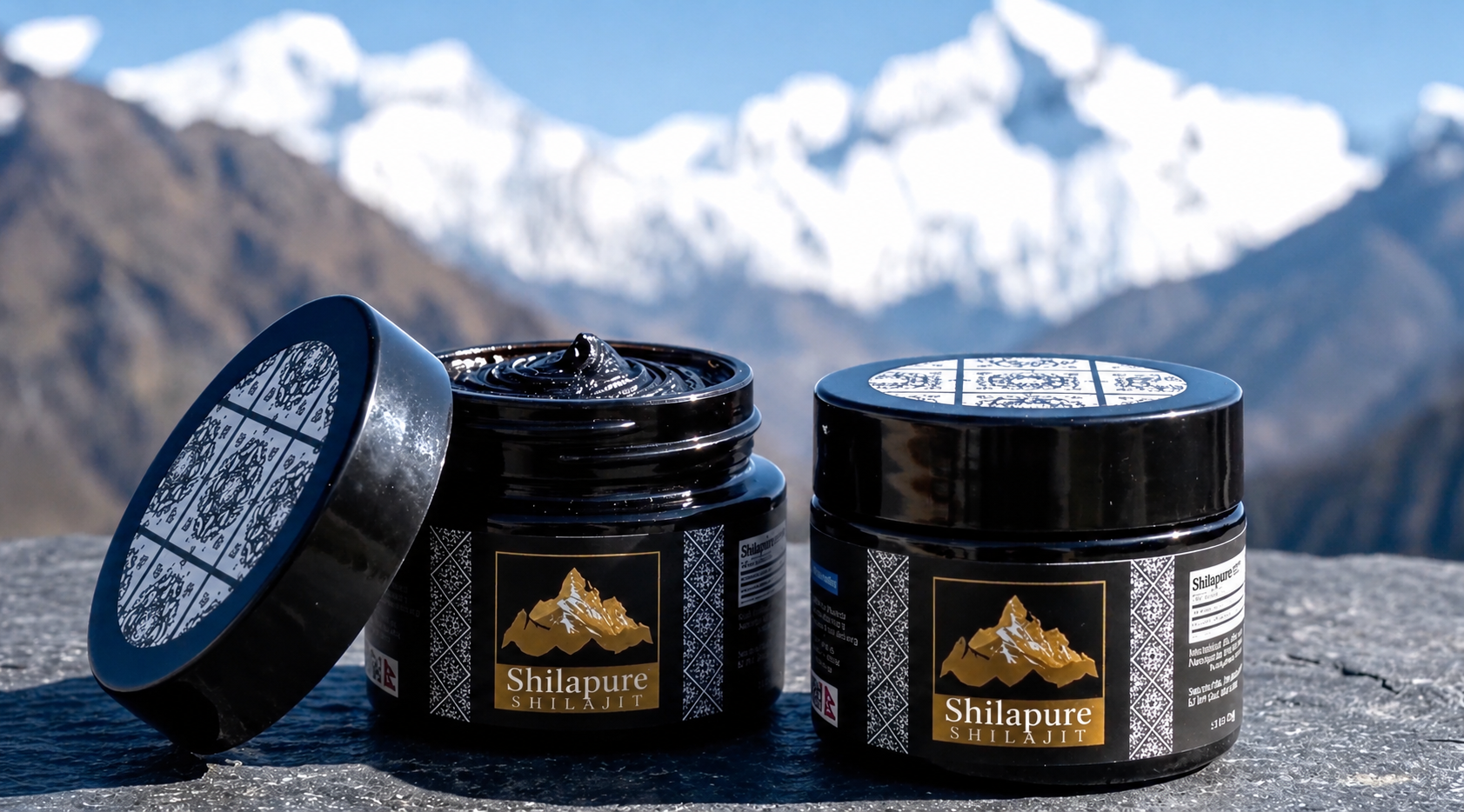 Chaîne himalayenne, origine du shilajit Shilapure — pureté et sécurité